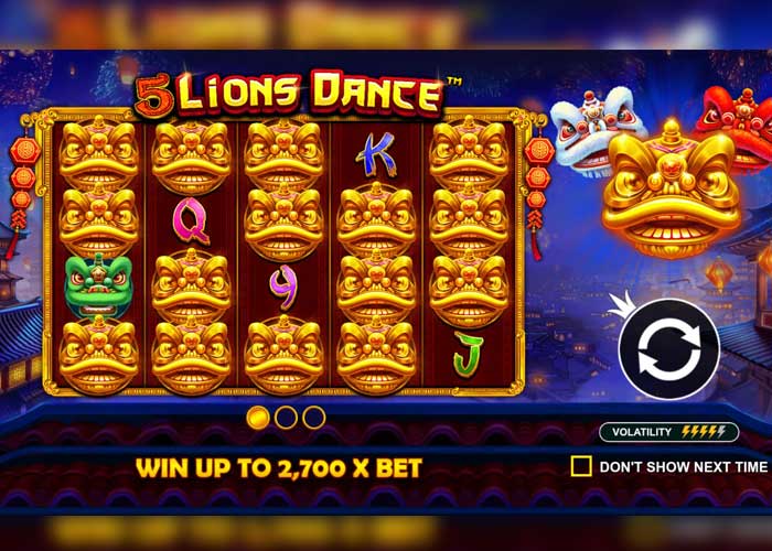 Cara Menang Slot 5 Lion Dance di Situs Slot Terbesar